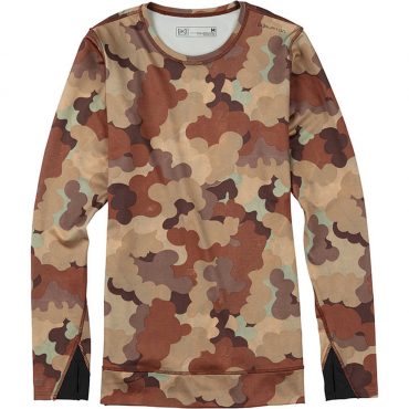 Burton Women’s ak Power Stretch Crew 2017/ Storm Camo